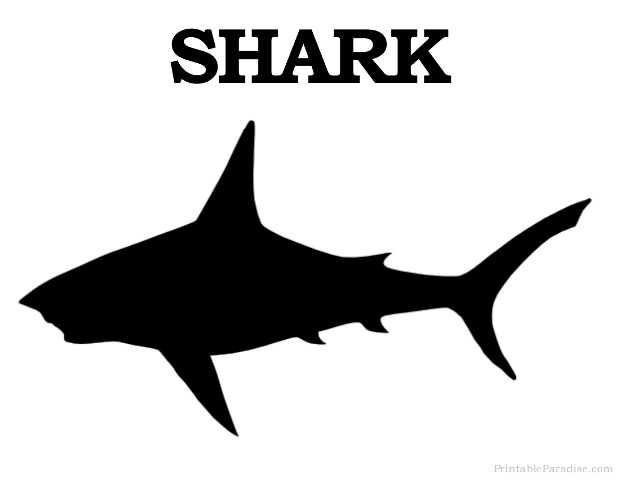 Shark Stencil Printable