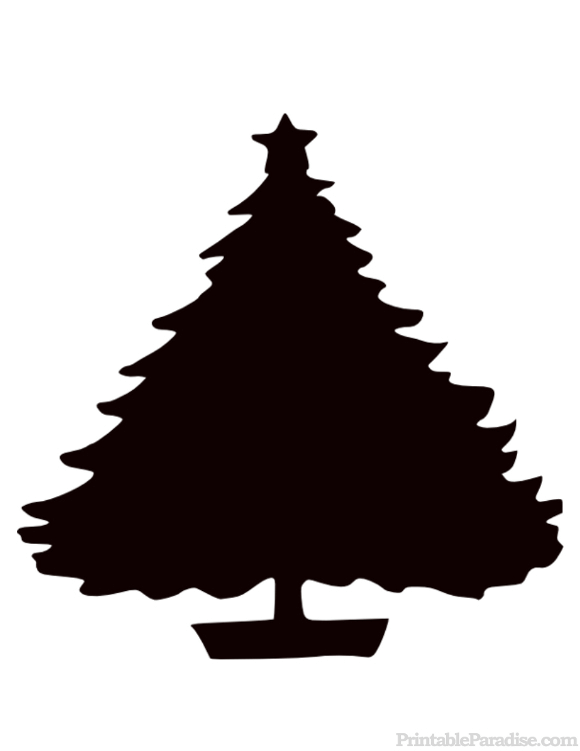 printable-christmas-tree-silhouette