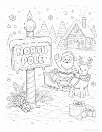 Printable Christmas Coloring Sheets