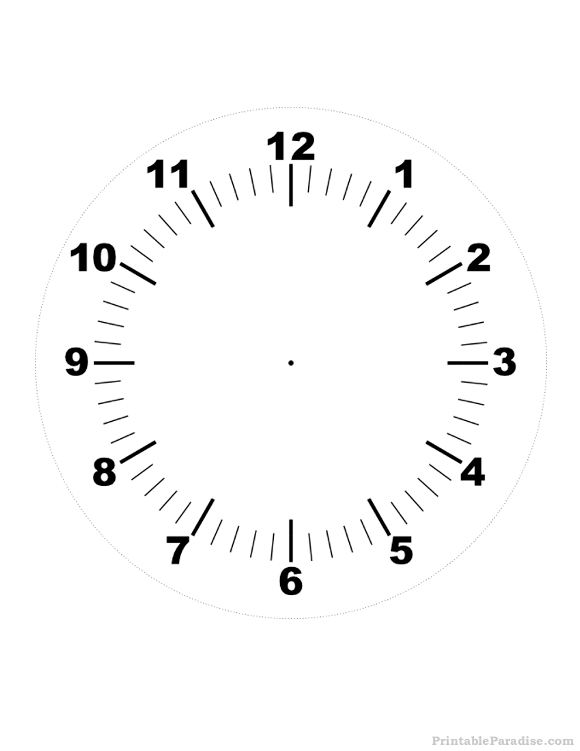 Printable Clock