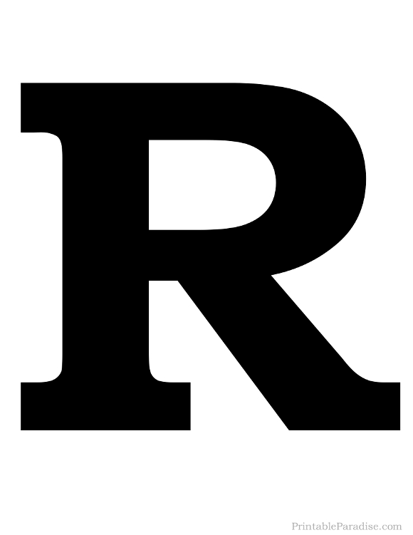 Alphabet Printables Letter R Printable