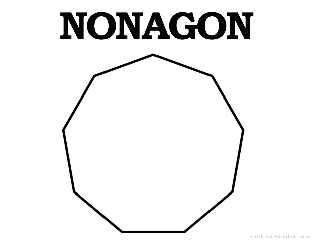 nonagon alphabets